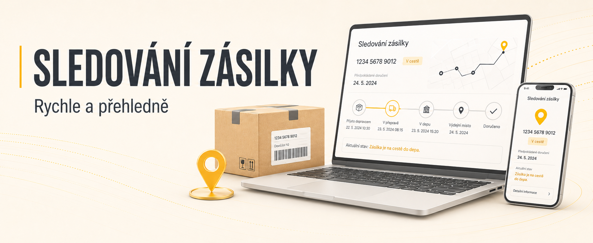 Sledování zásilky online